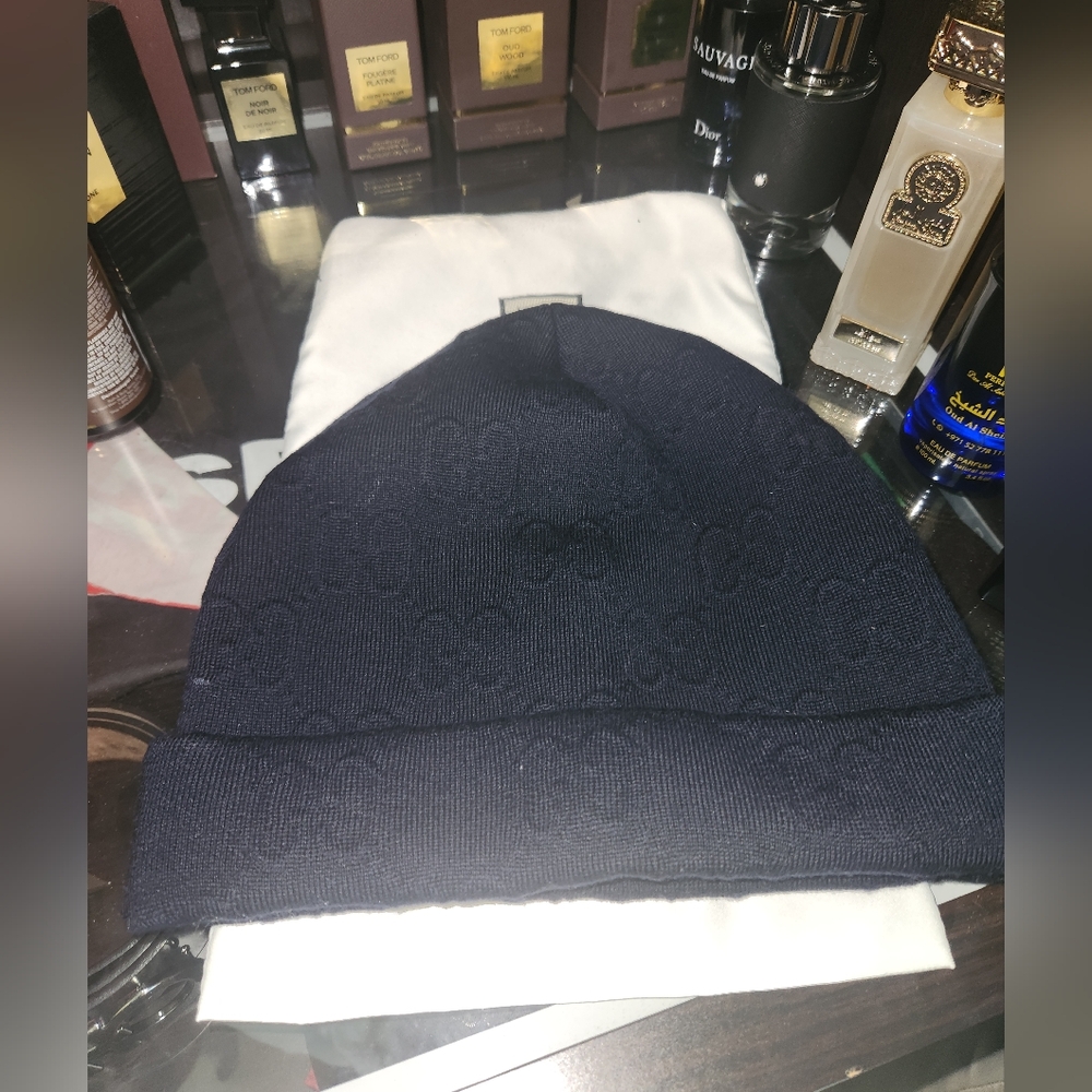 Gucci Midnight Blue Knit Beanie - Picture 3 of 4